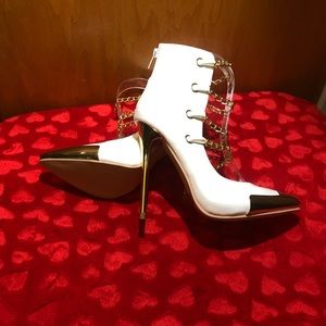 White Sexy stilettos